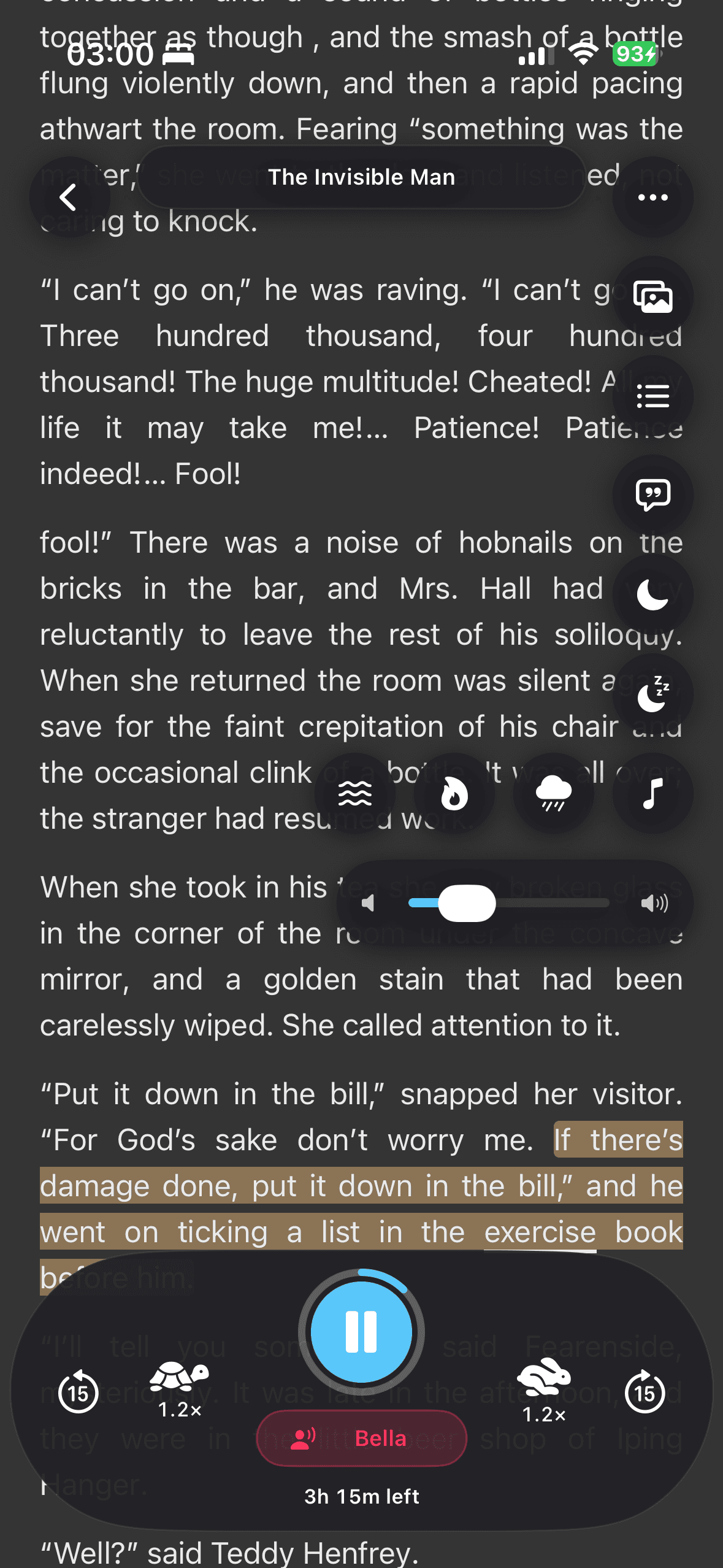 Reader with soundscape