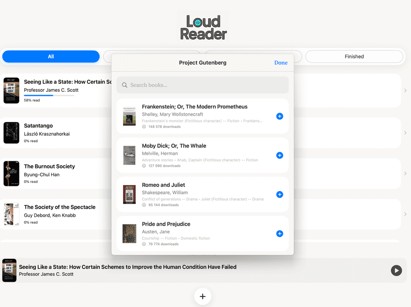 Thousands of classics for free